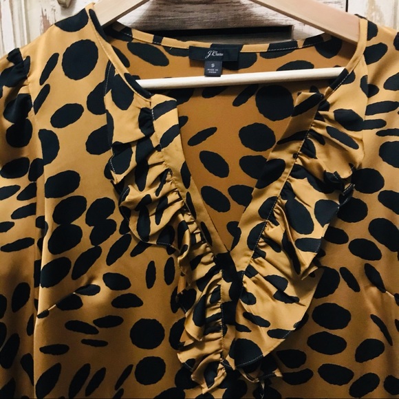 J.Crew Ruffle Blouse - Picture 2 of 3